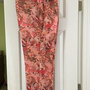J. Crew flat front silk pant